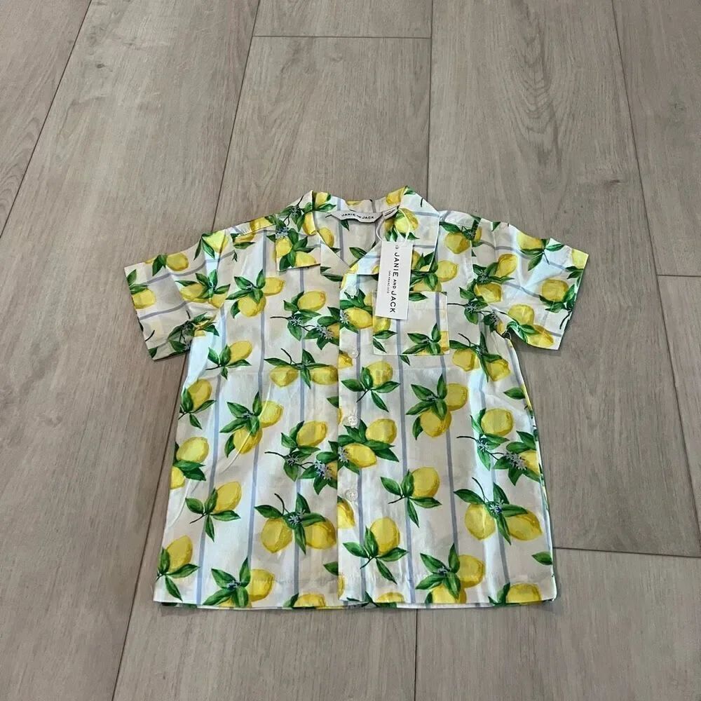 Janie And Jack lemons shirt size 3